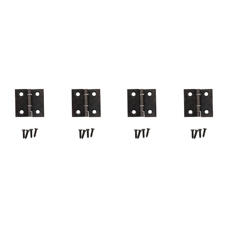 National Hardware National Hardware 1 in. L Oil Rubbed Bronze Door Hinge 4 pk N211-019